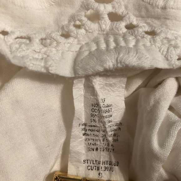 Hail3y:23 eyelet lace Cotton tank top S - Picture 6 of 6